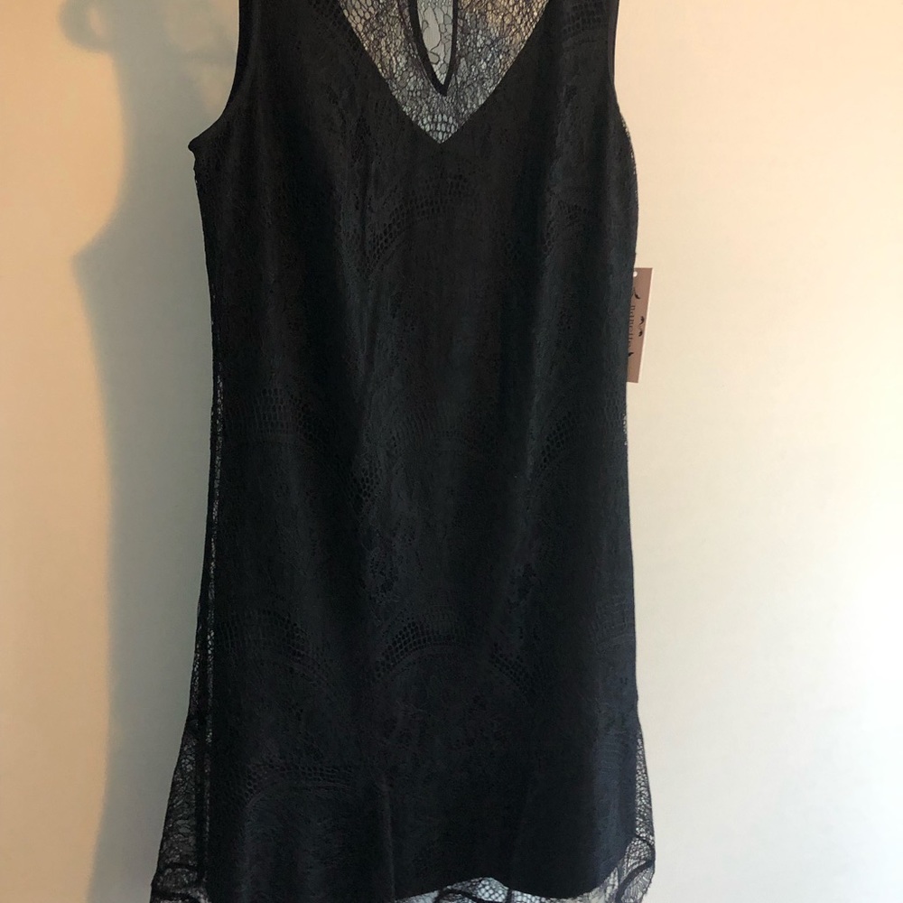 Nanette Lepore black lace cocktail dress